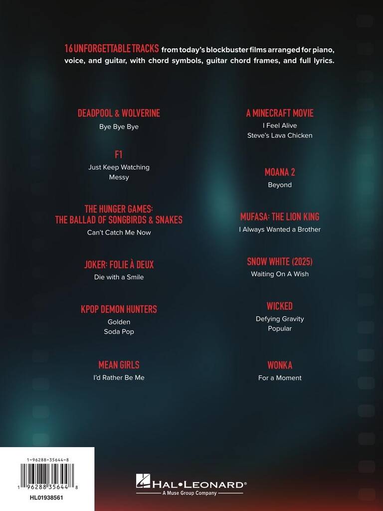 Songs from Kpop Demon Hunters, Minecraft, Wicked