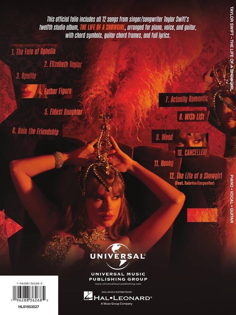 Taylor Swift - The Life of a Showgirl - PVG