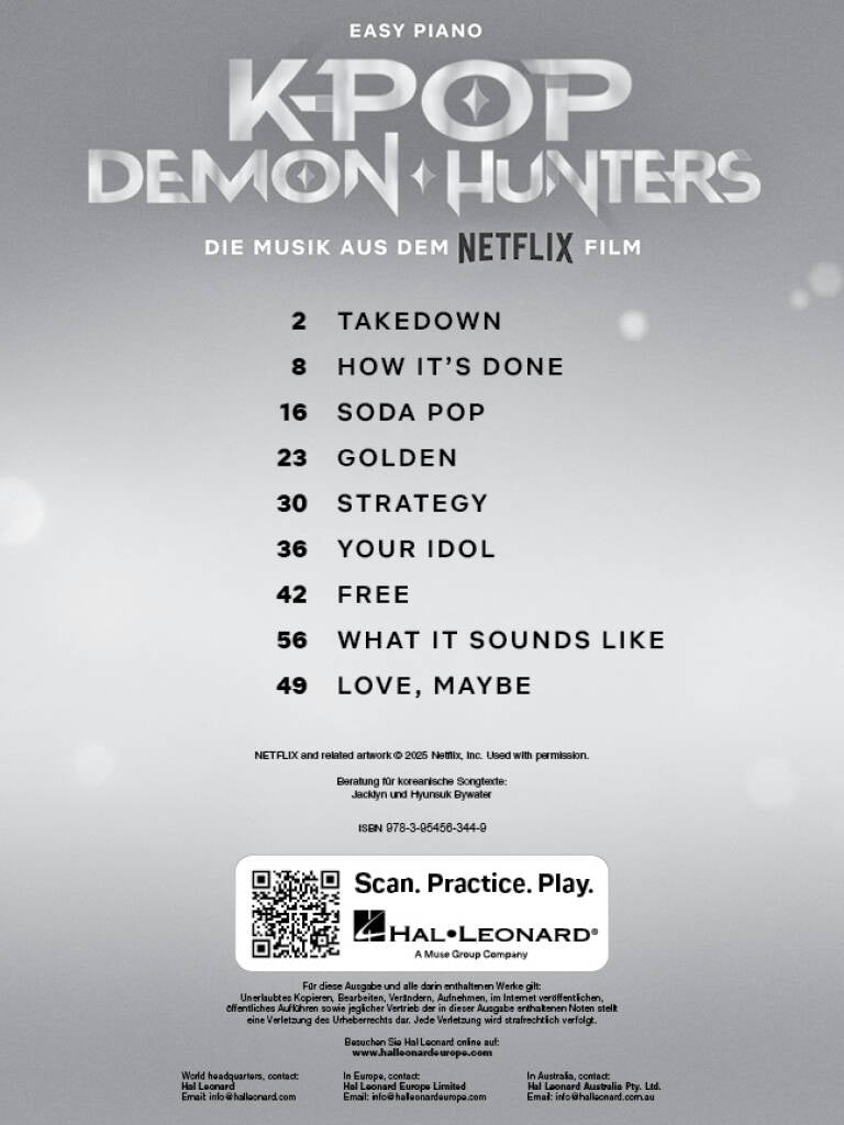 KPop Demon Hunters - Easy Piano