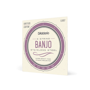 Banjo D'Addario 11-22 Custom Medium, 5-String, Stainless Steel