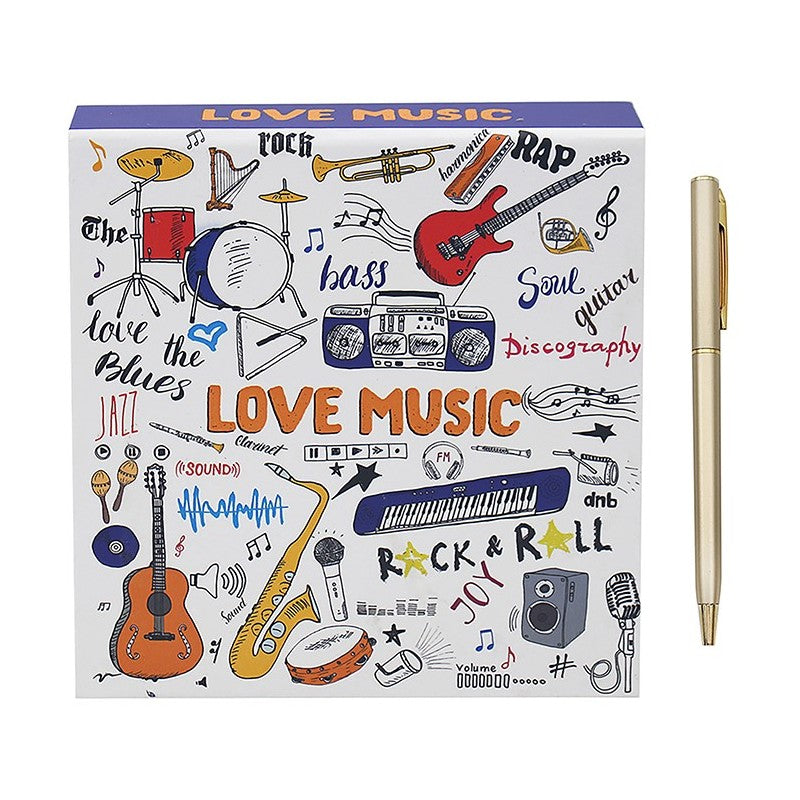 Love Music Memo Block