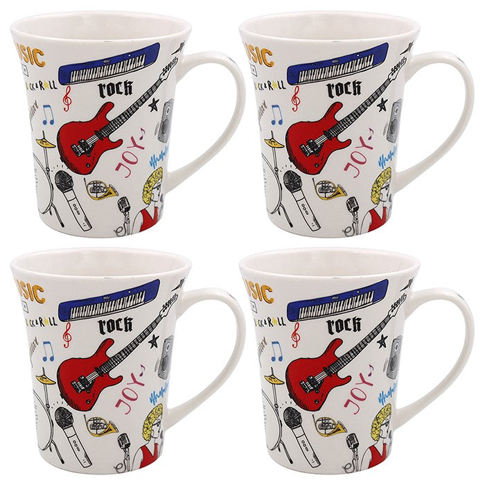 Love Music Mug Set of 4