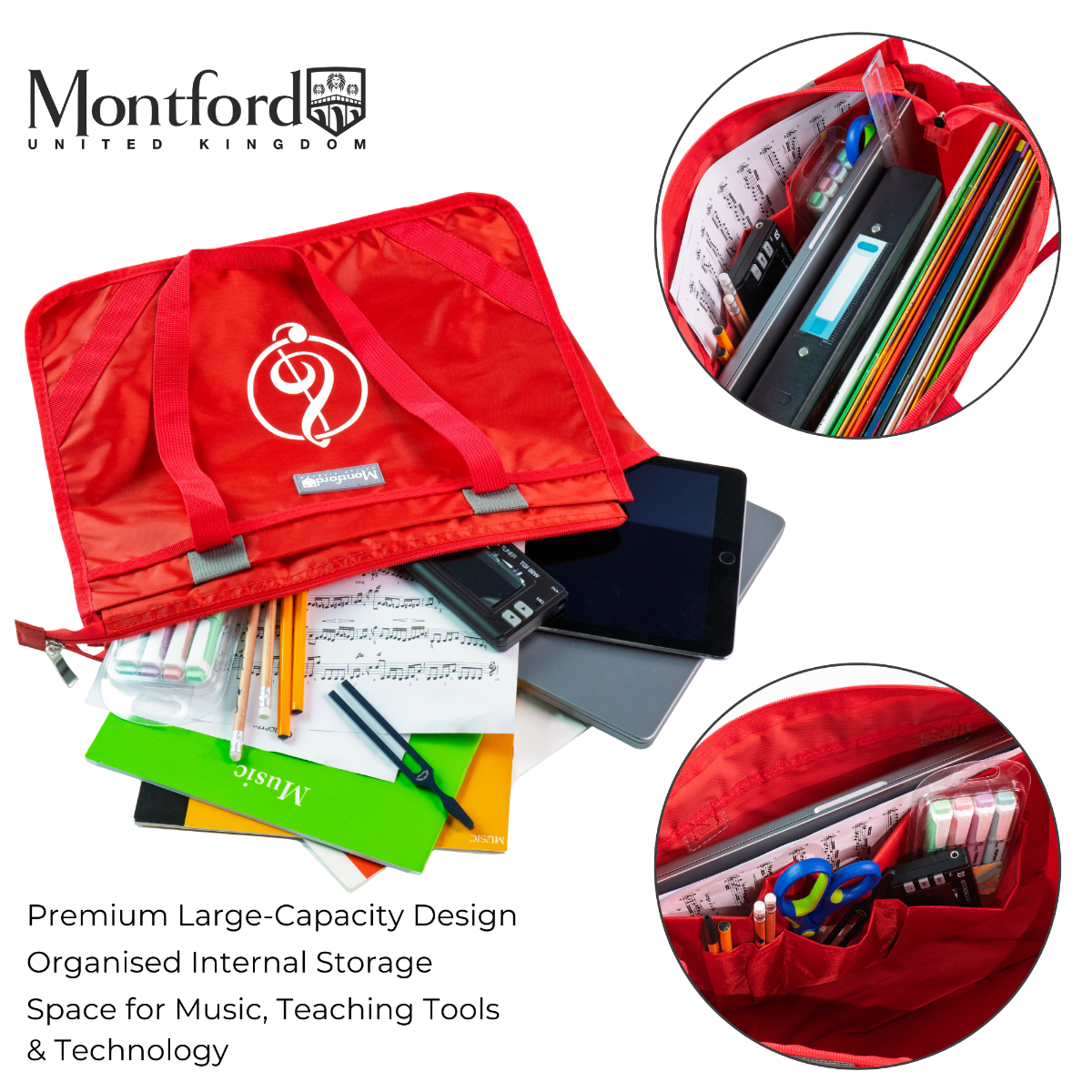 Montford Music Carrier Premium XL Red