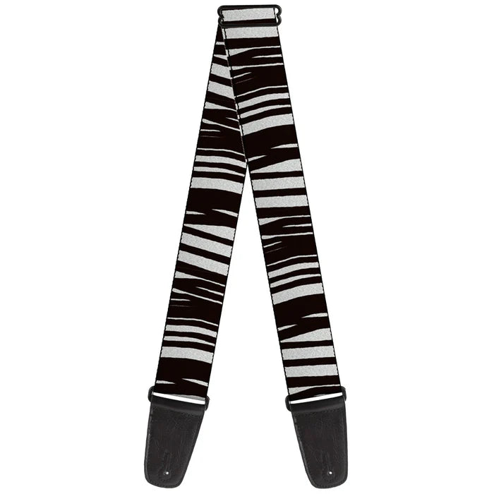 Zebra Black-White Guitar Strap