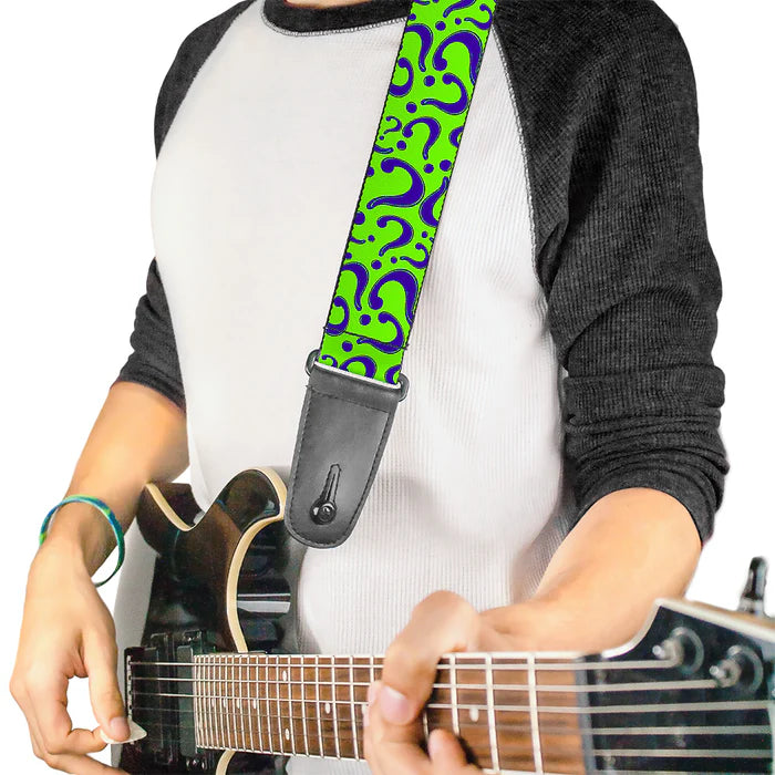 Riddler Question Mark Guitar Strap