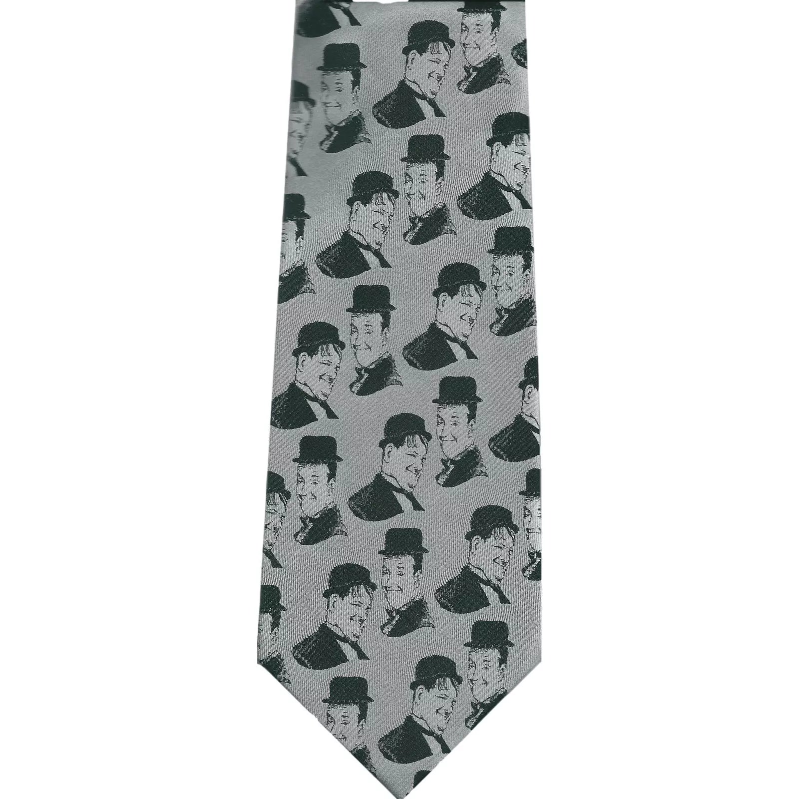 Laurel and Hardy Micro Fibre Tie