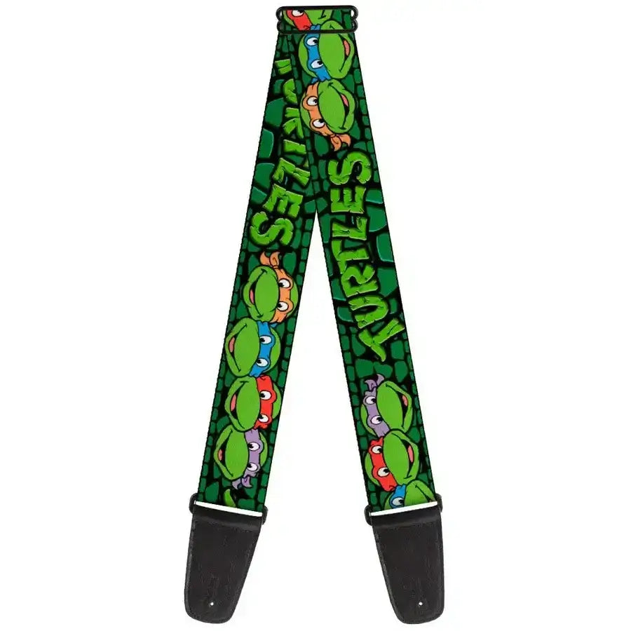 Licensed Classic Ninja Turtles Group Guitar Strap