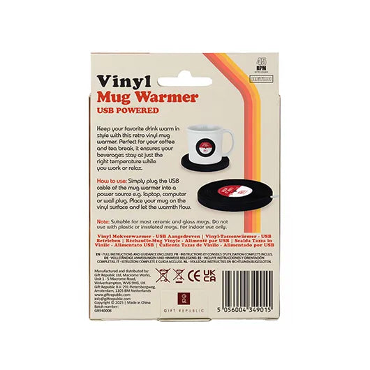 Vinyl Mug Warmer