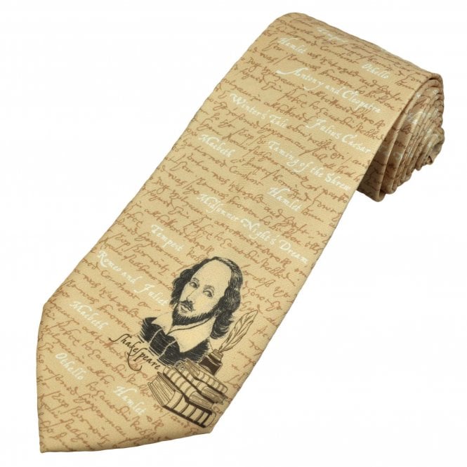 Shakespeare Polyester Tie - Image