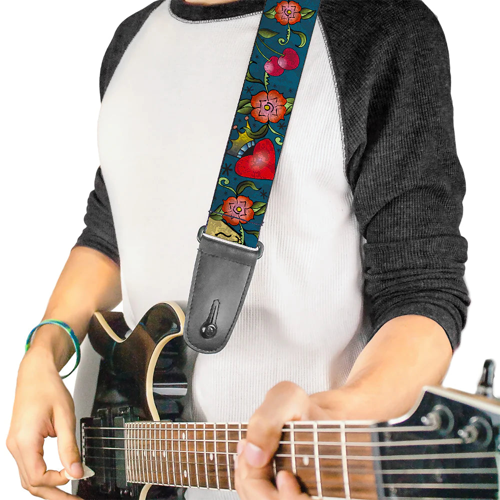 Licensed Only God Can Judge Me Guitar Strap