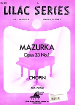 Mazurka Opus 33 No.1 - Chopin Lilac Series