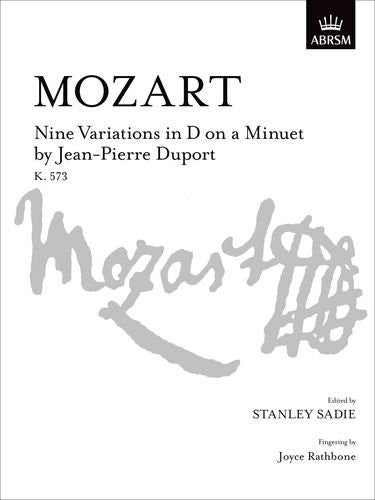 Mozart: Nine Variations in D (K573)