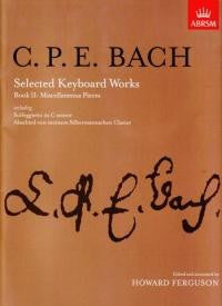 Bach, C.P.E.: Selected Keyboard Works Book 2