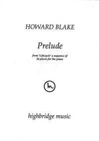 Blake, H.: Prelude from 'Lifecycle'