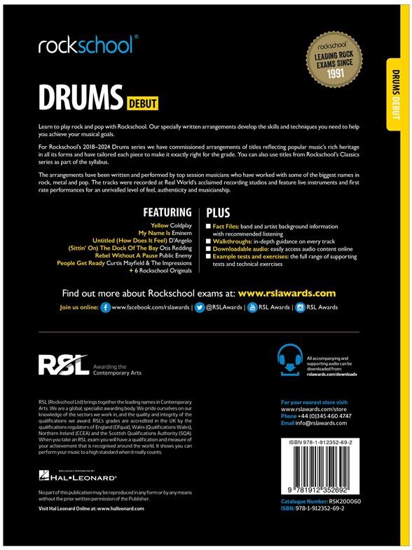 Rockschool Drums 2018-2024