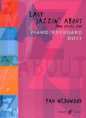 Easy Jazzin' About Piano/Keyboard Duet