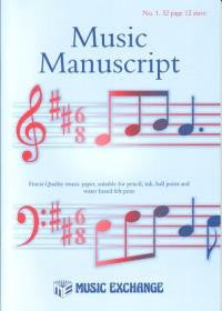 Music Manuscript No.1 (32 page, 12 stave)