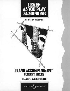 Learn As You Play Saxophone (Eb Alto) Piano Acc.