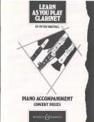 Learn As You Play Clarinet Piano Accompaniment