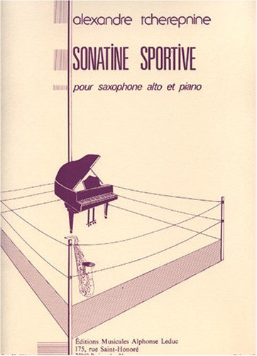 Tcherepnine A. - Sonatine Sportive for sax & piano