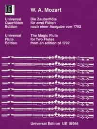 Mozart: The Magic Flute (for 2 Flutes)