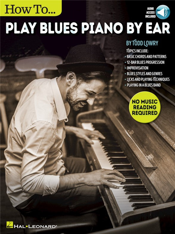 How To Play Blues Piano By Ear (Book/Audio)