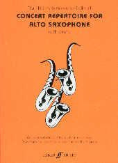 Concert Repertoire for Alto Saxophone