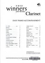 Easy Winners - Clarinet (Piano Acc.)