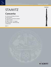 Stamitz, J.: Concerto for Clarinet (Schott Ed)