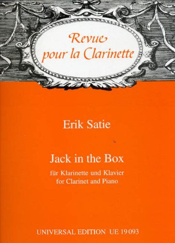 Satie, E.: Jack in the Box Clarinet