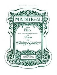 Gaubert P.  - Madrigal for flute & piano