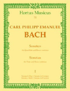 Bach, C.P.E.: Flute Sonatas I