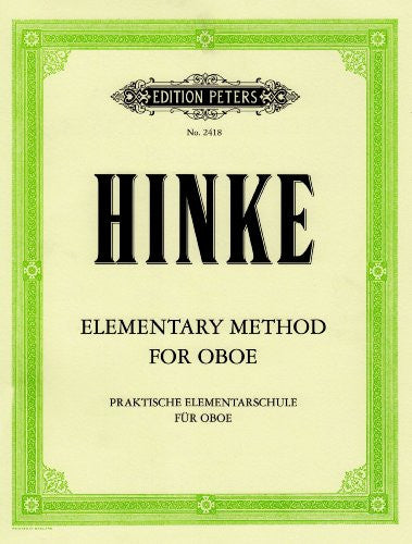 Hinke - Elementary Method for Oboe