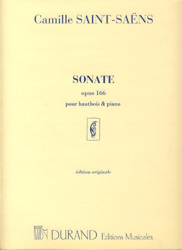 Saint-Saens, C.: Sonata for oboe, Op.166