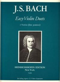 Bach, J.S.: Easy Violin Duets (1st position)