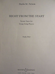 Right From the Start - Viola part