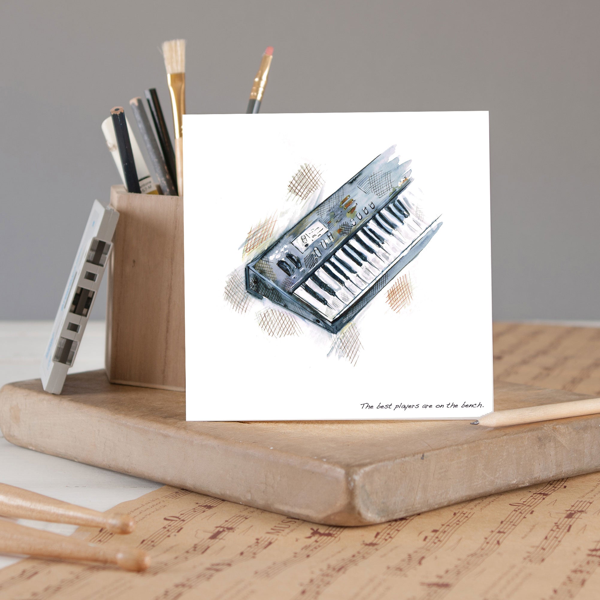 Greeting Card - Keyboard