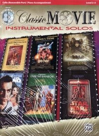 Classic Movie Instrumental Solos Cello + Cd