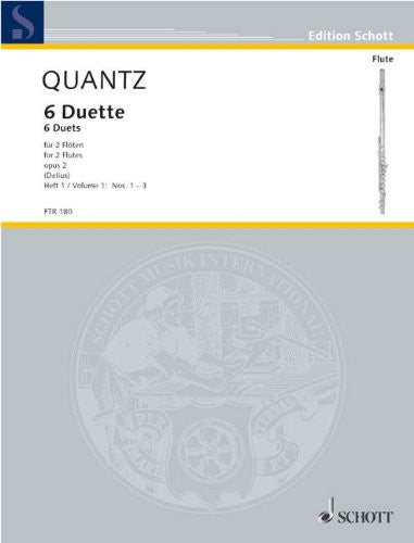 Quantz, J.J.: 6 Duets for Flutes Vol. 1