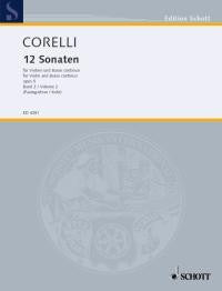 Corelli, A.: 12 Sonatas for Violin and B.C. Vol 2
