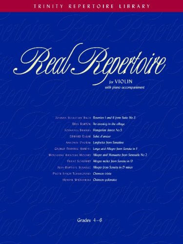 Real Repertoire for violin - Grades 4-6
