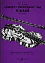 Concert Repertoire for Violin