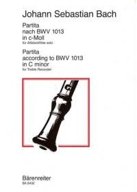 Bach, J.S.: Partita BWV1013 C Minor Treble