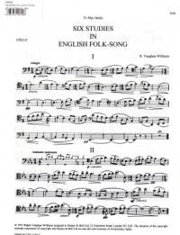 V-Williams: Six Studies in English Folksong Cello part