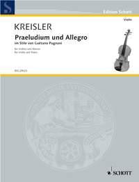 Kreisler: Praeludium & Allegro Violin