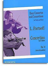 Portnoff, L.: Concertino in A min Op14 Violin