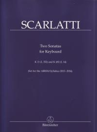 Scarlatti: Two Sonatas K11 (L352) K492 (L14)