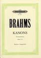 Brahms: Kanons - Opus 113 - German