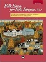 Folk Songs for Solo Singers - Med.high vol 2