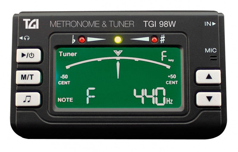 TGI Woodwind and Brass Tuner/Metronome With Clip On Mic